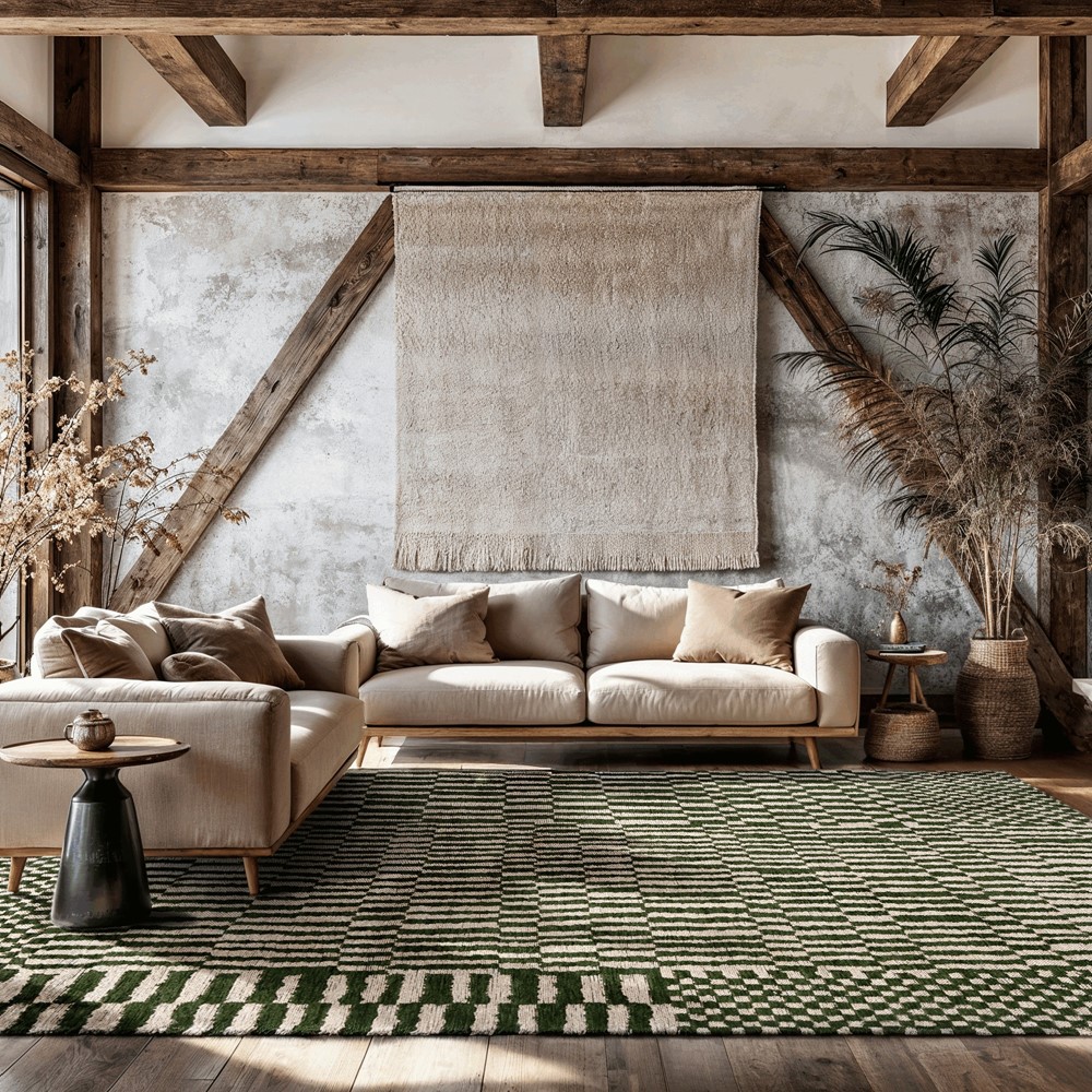 Louis De Poortere Structures Berber Rugs in 9650 Oasis Green